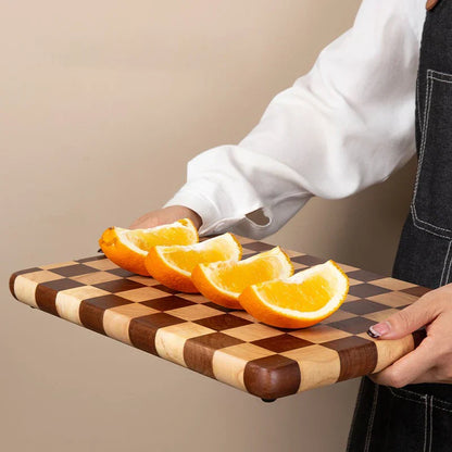 Snijplank acaciahout 30-41cm antislip keuken snijplank houten hakblok serveerplank duurzaam