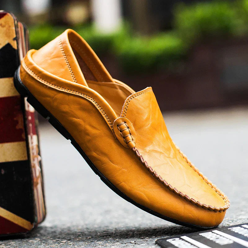 Mocassino's van Echt Leer Cristiano Stijl