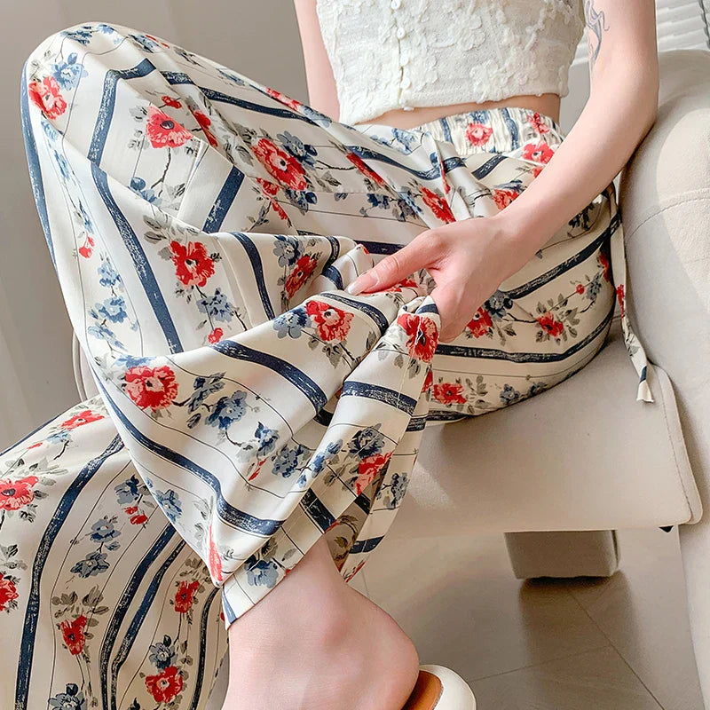 Bloemenbroek Vrouwen Zomer Jurkbroek Moda