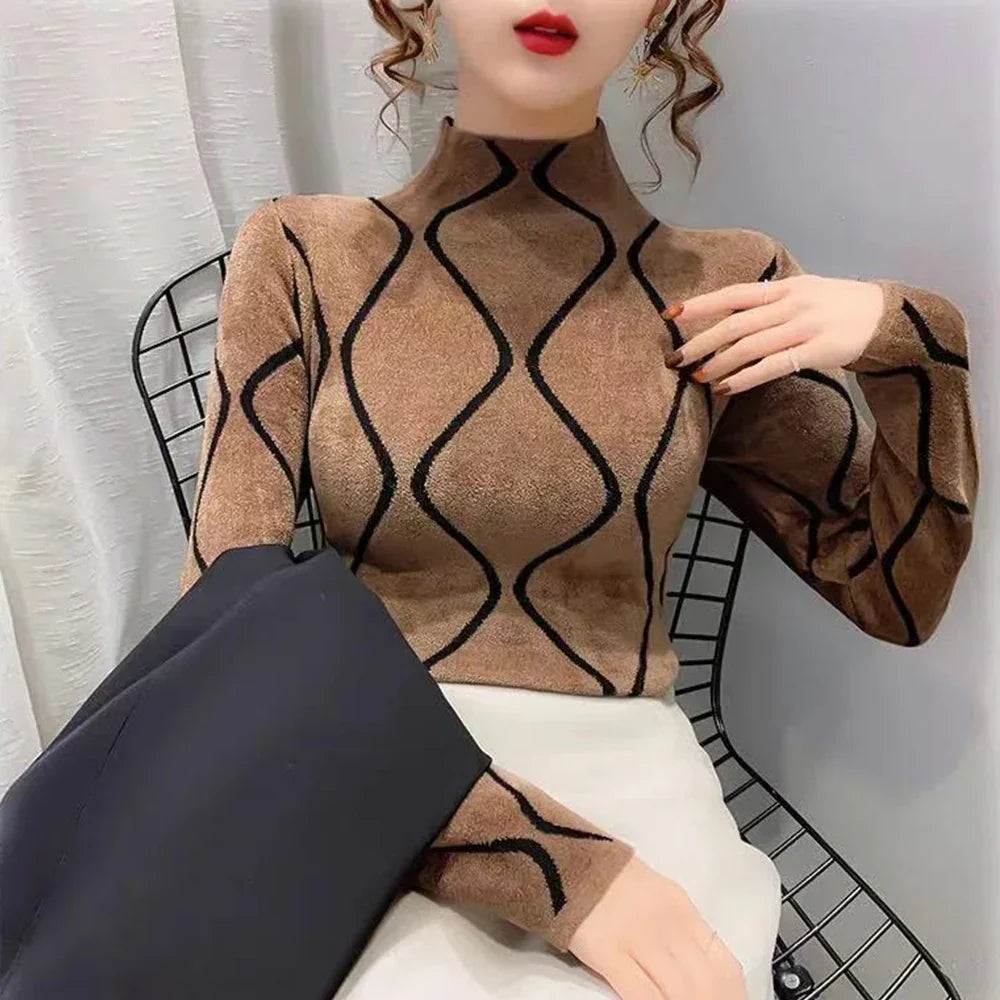 Dames Coltrui Zacht Stretch Elegante Stijl - StudioMarella