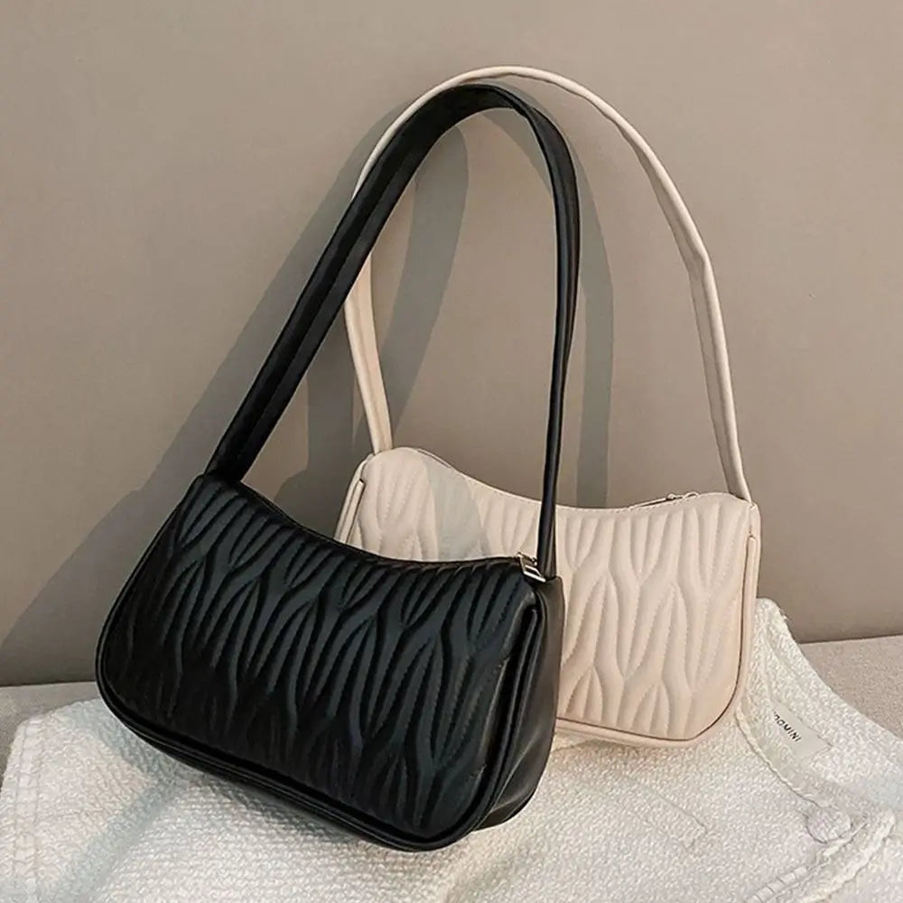 Luxe Handtas van Leer met Gouden Sluiting - StudioMarella