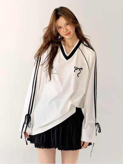 Vera Oversized Jersey Dames Vintage Stijl