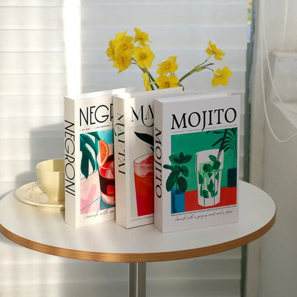 Salontafel Decoratie Boeken Set 3 Stuks Opvouwbaar Design Koffietafel Styling