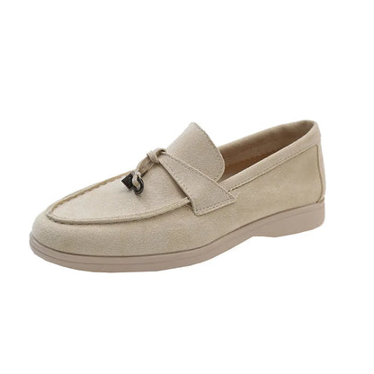 Suède Instappers Comfortabele Zool Elegante Stijl