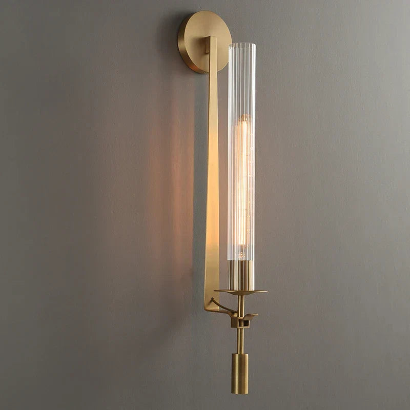 Moderne Wandlamp Goud — Elegante Muurverlichting voor Slaapkamer Woonkamer | Scandinavisch Design Wandspot