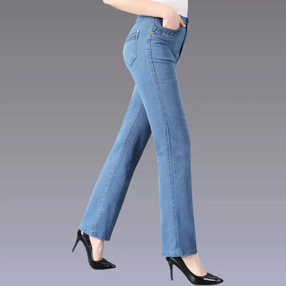 Casual Denim Broek Voor Vrouw Comfortabele Stijl