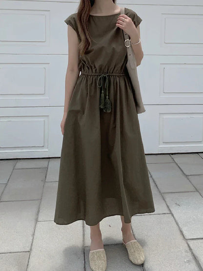 Vintage Maxi Jurk Elegante Lange Jurk voor Vrouw