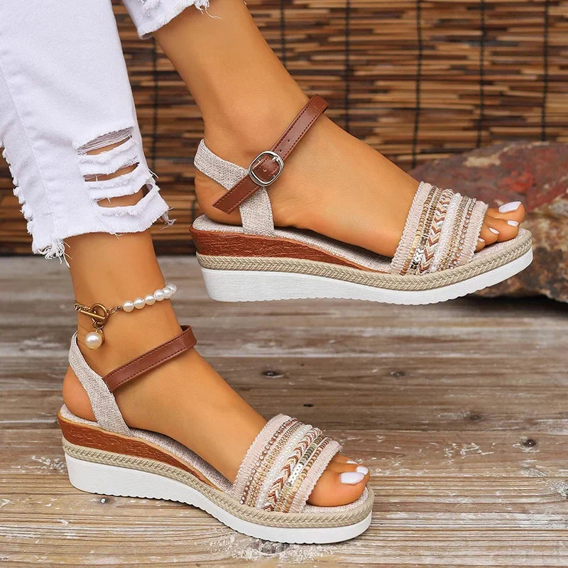 Vlecht Sandalen Zomer Lente Comfortabel - StudioMarella