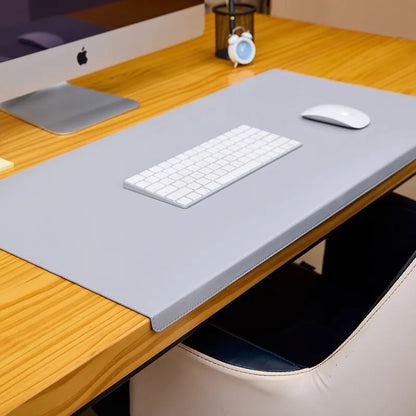 Ergonomische Bureaumat met Polssteun 60-90cm – Antislip Kunstleren Deskpad voor Gaming & Thuiswerken