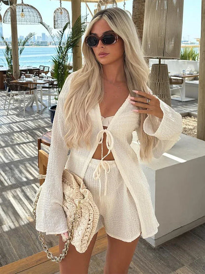 Vrouwenzomerjurk met Lange Mouwen