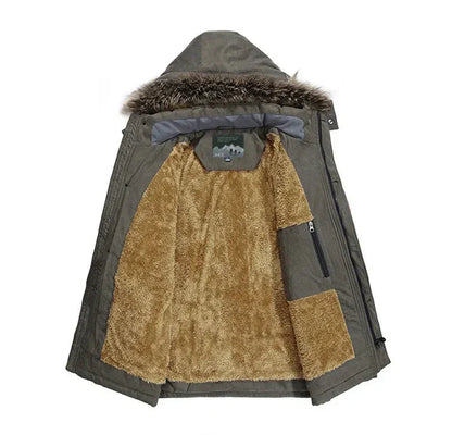 Heren Winterjas Waterdicht met Capuchon Warm en Comfortabel