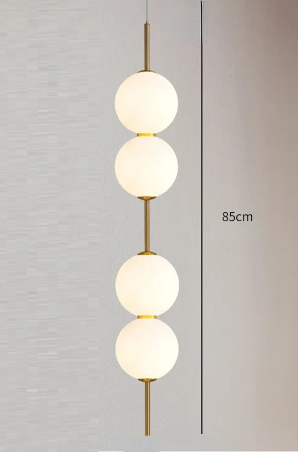 Moderne Glazen Hanglamp met 1, 2, 3 of 4 Lichtpunten – Eigentijds Design voor Slaapkamer, Eetkamer, Woonkamer