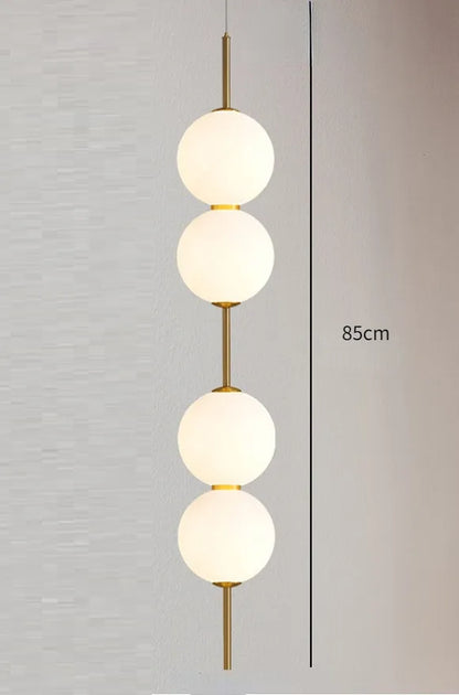 Moderne Glazen Hanglamp met 1, 2, 3 of 4 Lichtpunten – Eigentijds Design voor Slaapkamer, Eetkamer, Woonkamer