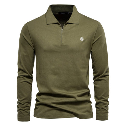 Mannen Poloshirt Slim Fit Klassieke Stijl