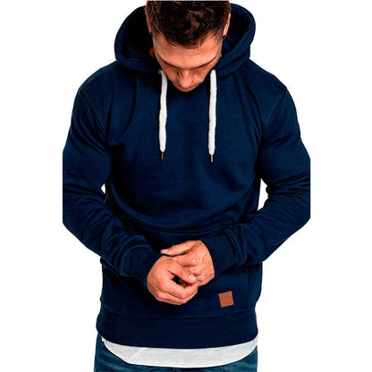 Heren Hoodie Zacht Casual met Buidelzak voor Dagelijks Gebruik