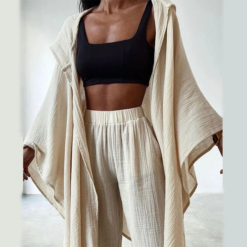 Dames Broek en Vest Set Comfortabel Casual Stijl