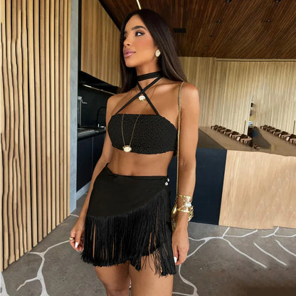 Zomerjurk Vrouwen Sexy Strandjurk Korte Poliesteren Jurk