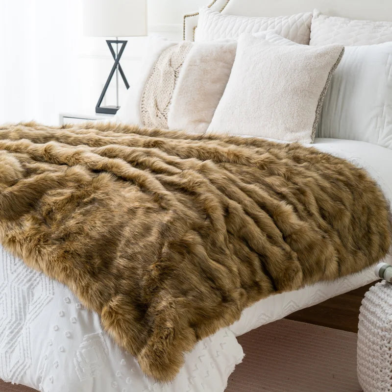 Luxe Nepbont Plaid - Zacht & Warm Sierkleed voor Bank of Bed