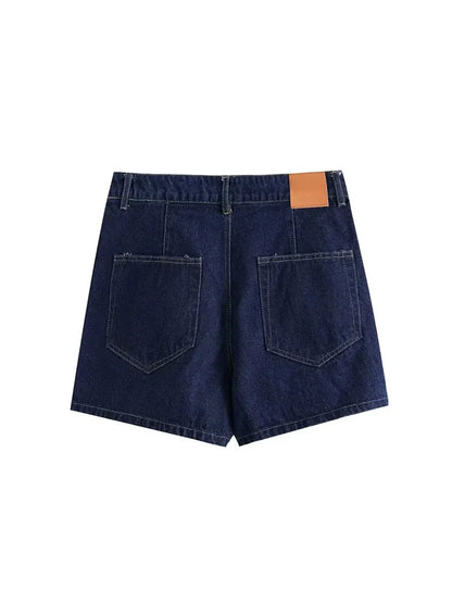 Dames Jeansset - Korte Broek en Minirok