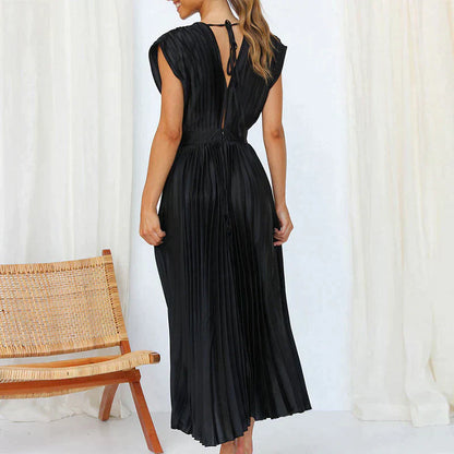 Elegante Plooirok voor Vrouw Jurk met Plooien
