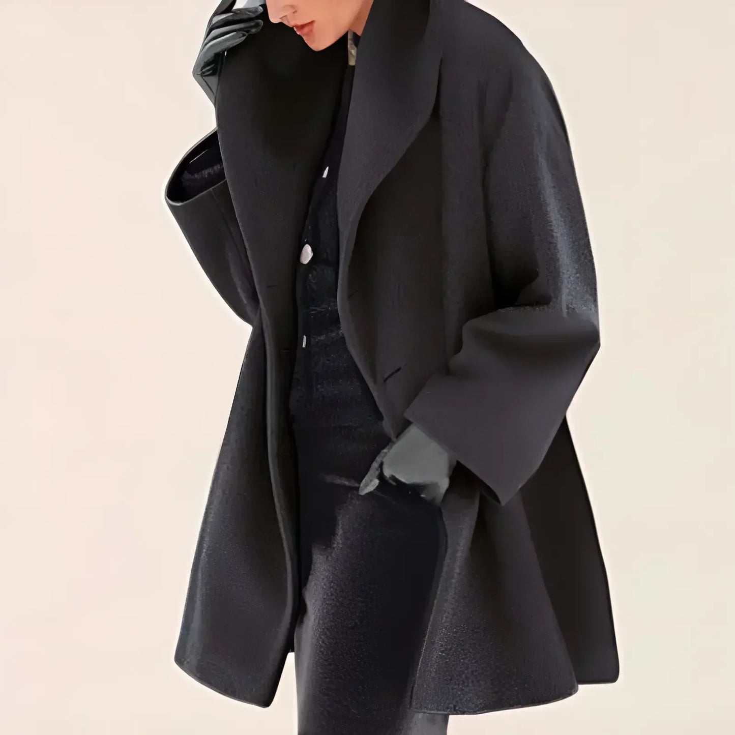 Dames Trenchcoat Warme Winterjas Klassiek Design