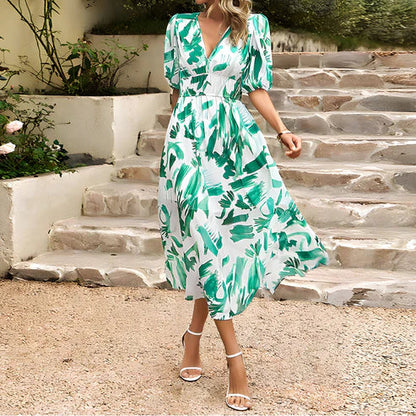 Zomerjurk Bloemenprint Elegant en Luchtig