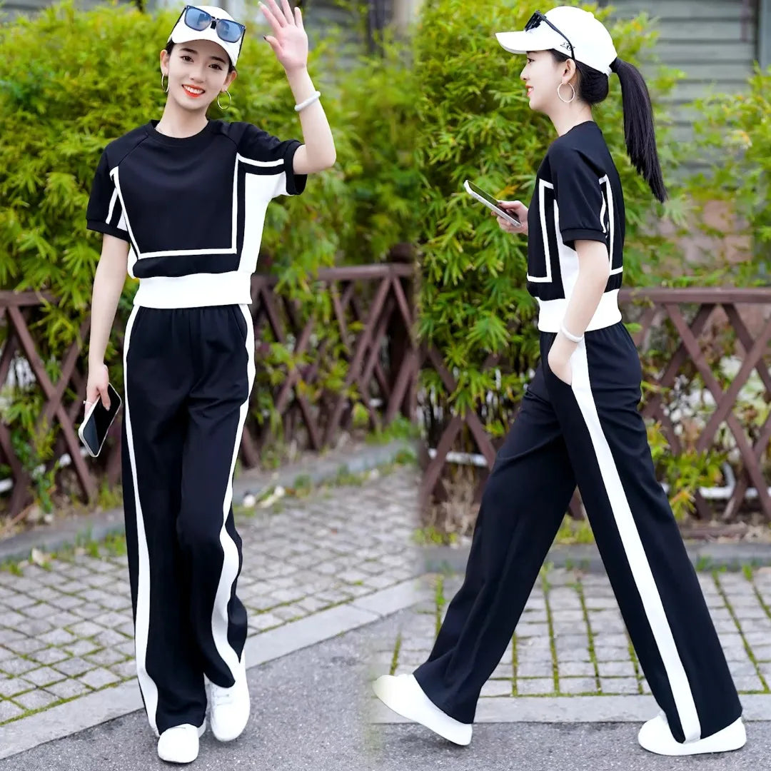 Vrouwelijke Sportoutfit Zomercollectie Lente Mode