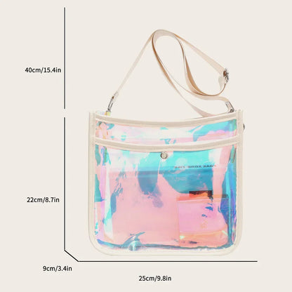 Kleurveranderende Laser Clutch Tasje