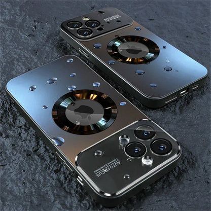 Magnetische Telefoonhoes met Glanzende Spiegel Afwerking voor iPhone | MagSafe Compatibel