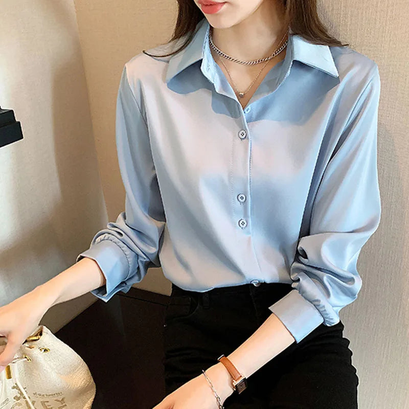 Vrouwelijke Lente Blouse Met Korte Mouwen