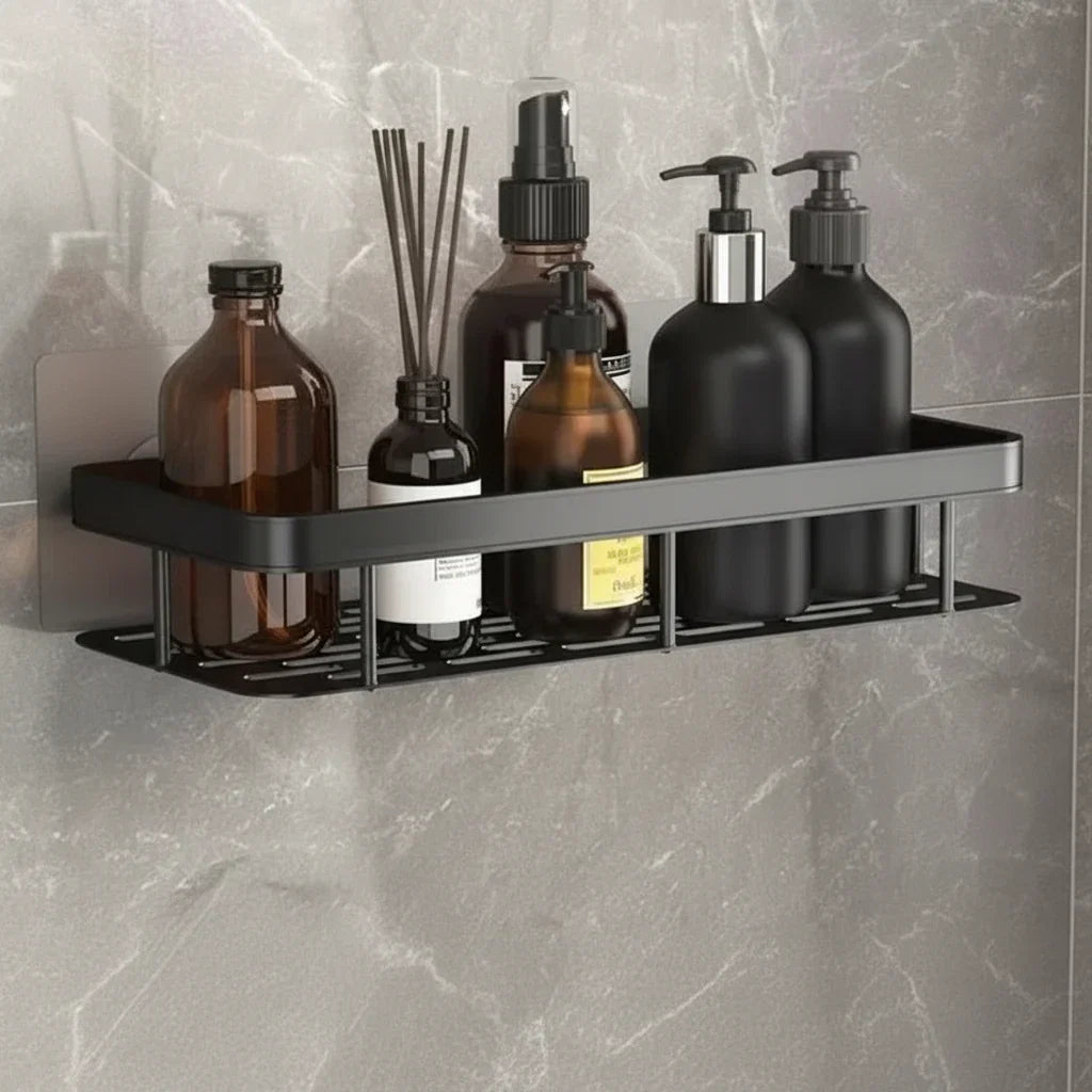 Badkamerplank Zelfklevend Boren ABS RVS Hoekplank Douche Scandinavisch Modern