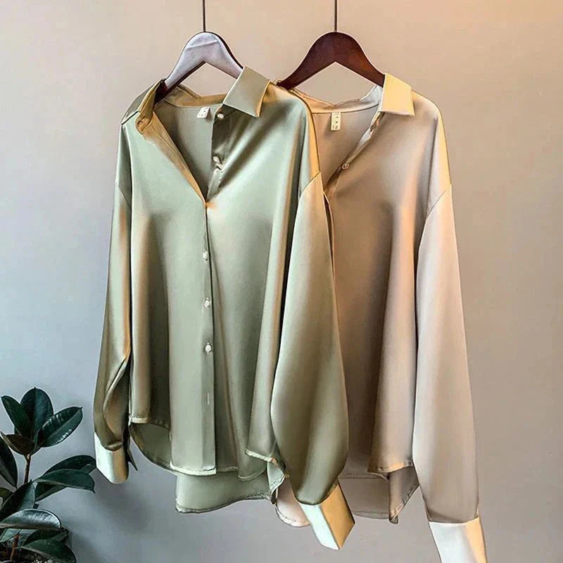 Koreaans Shirt Lange Mouwen Zacht Knit