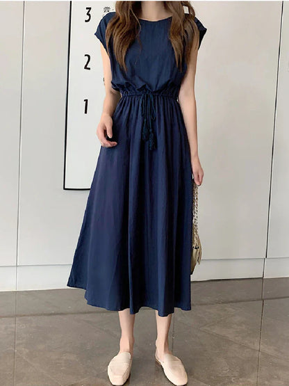Vintage Maxi Jurk Elegante Lange Jurk voor Vrouw