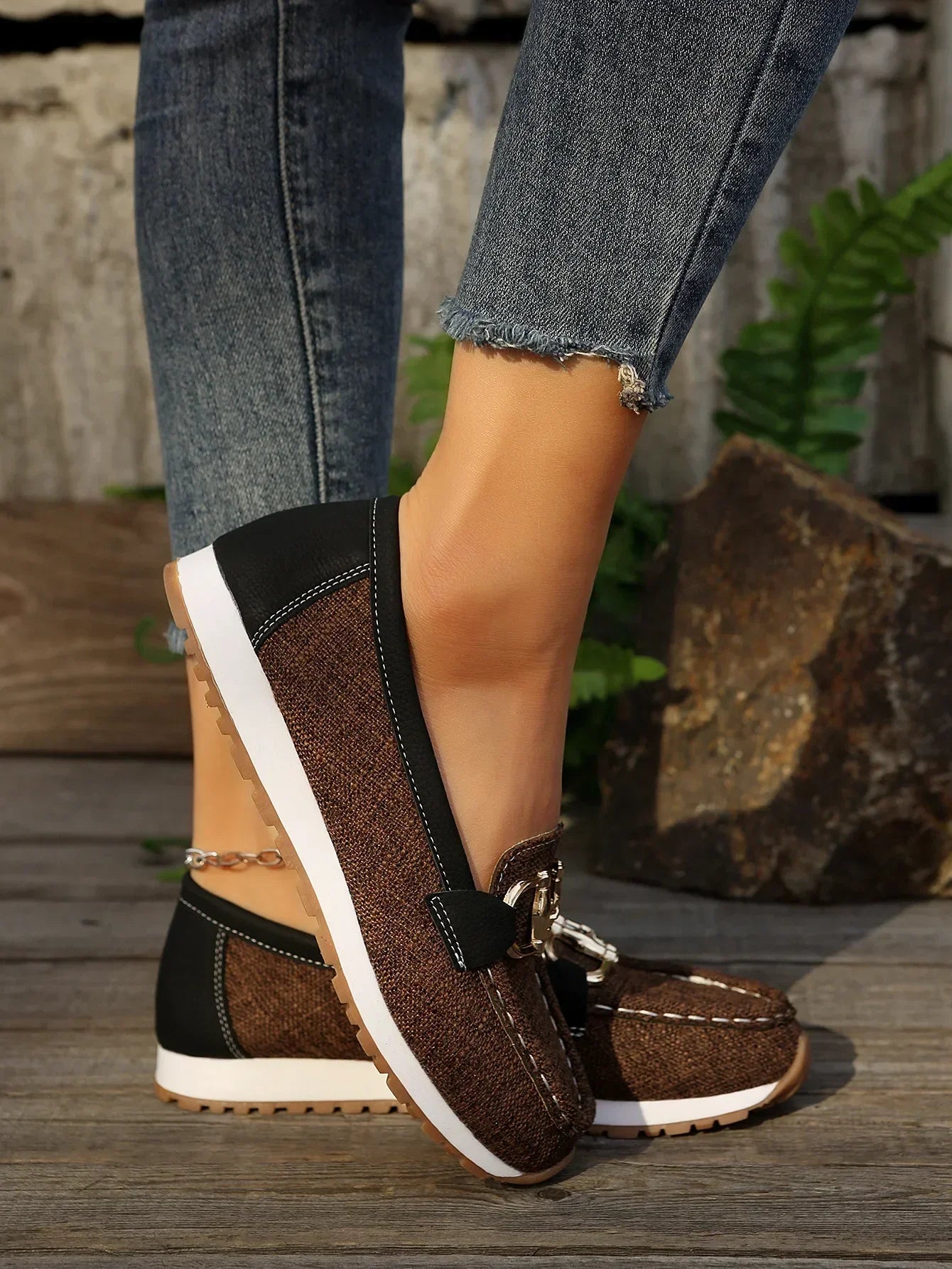 Dames Schoenen Casual Stoffen Loop schoenen