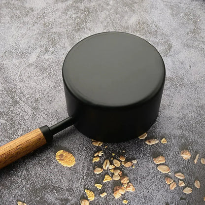 Rustiek Edelstalen Maatlepelset 8-Delig met Houten Handgrepen voor Keuken en Bakken