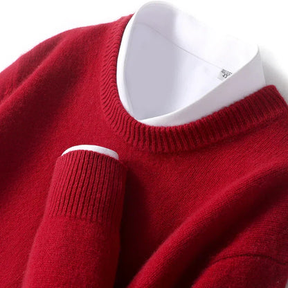 Merino Wollen Sweater Heren Warm en Comfortabel