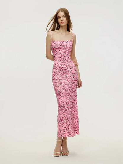 Bloemenjurk Lange Zomerjurk Multicolor Strandjurk