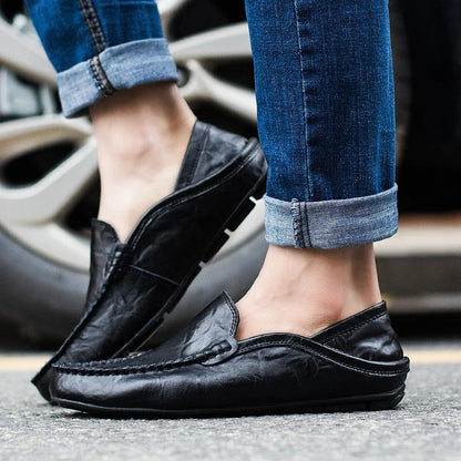 Mocassino's van Echt Leer Cristiano Stijl