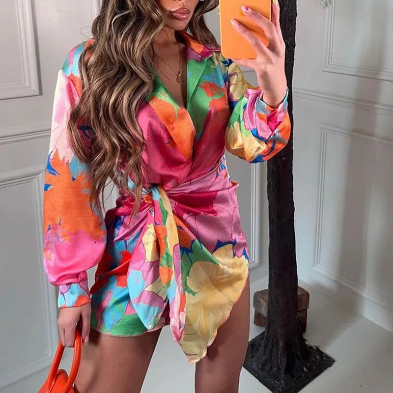 Bloemenjurk voor Dames Zomerse Vrouwelijke Mode Jurk - StudioMarella