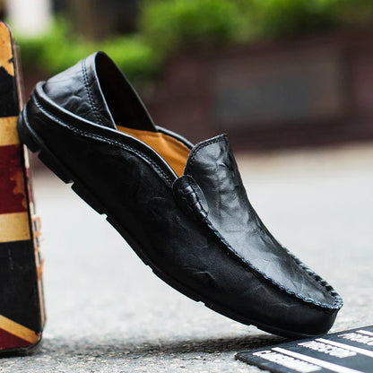 Mocassino's van Echt Leer Cristiano Stijl