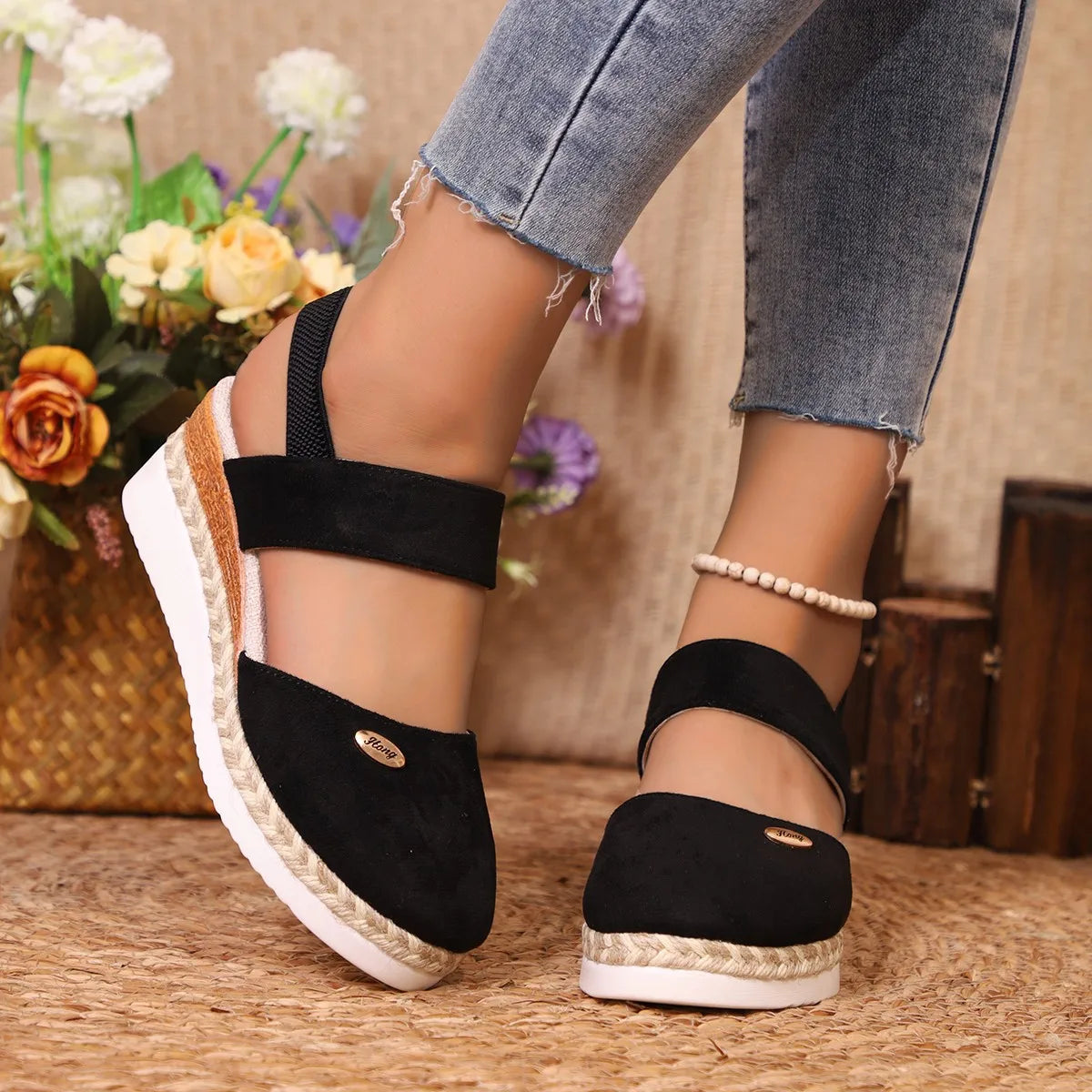 Bohemian Wedges Sandalen Hoge Hak - StudioMarella