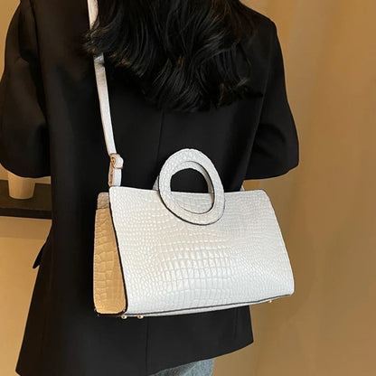 Luxe Handtas van Krokodillenleer Stijlvol en Elegант