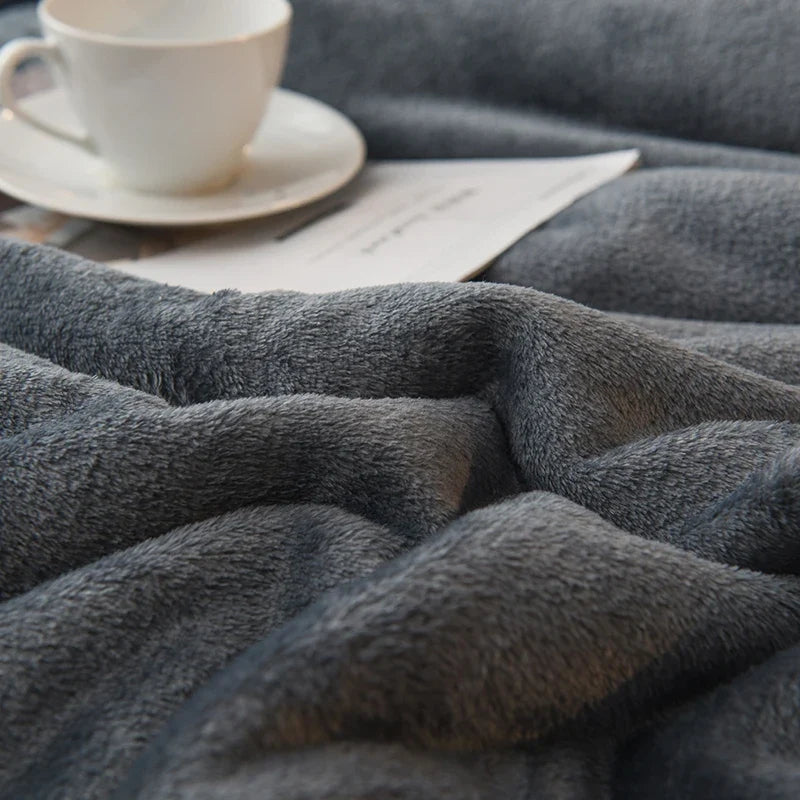 Wollen Plaid Deken | Warm & Zacht | Dubbelzijdig | Voor Bed, Bank & Winter