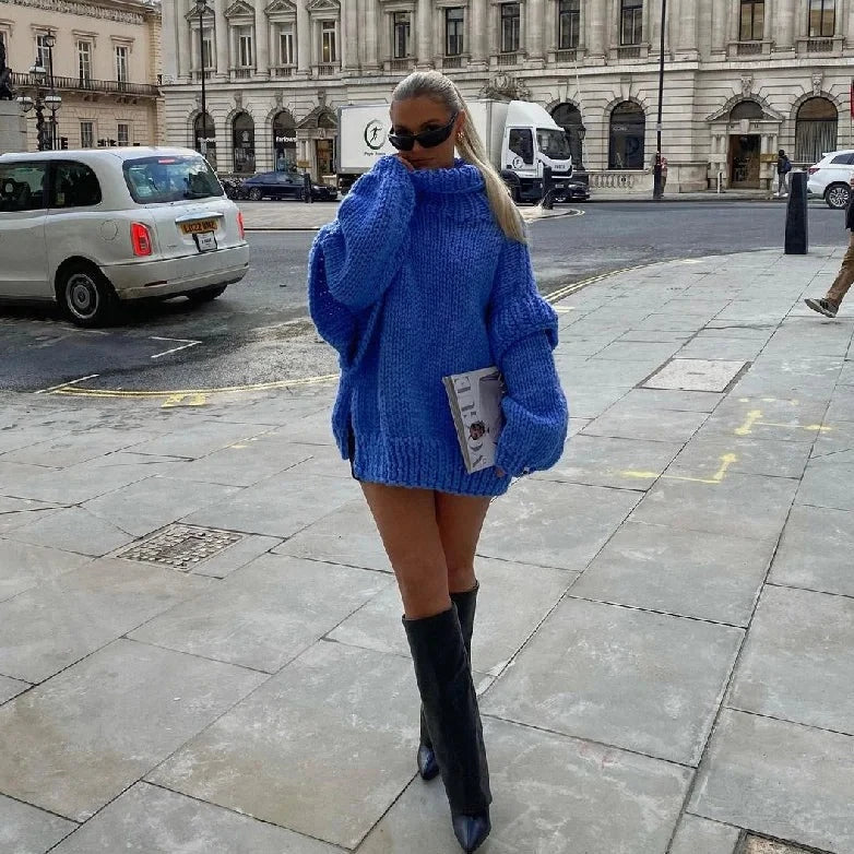 Vrouwentrui Oversized Rollkraag Warm en Comfortabel - StudioMarella
