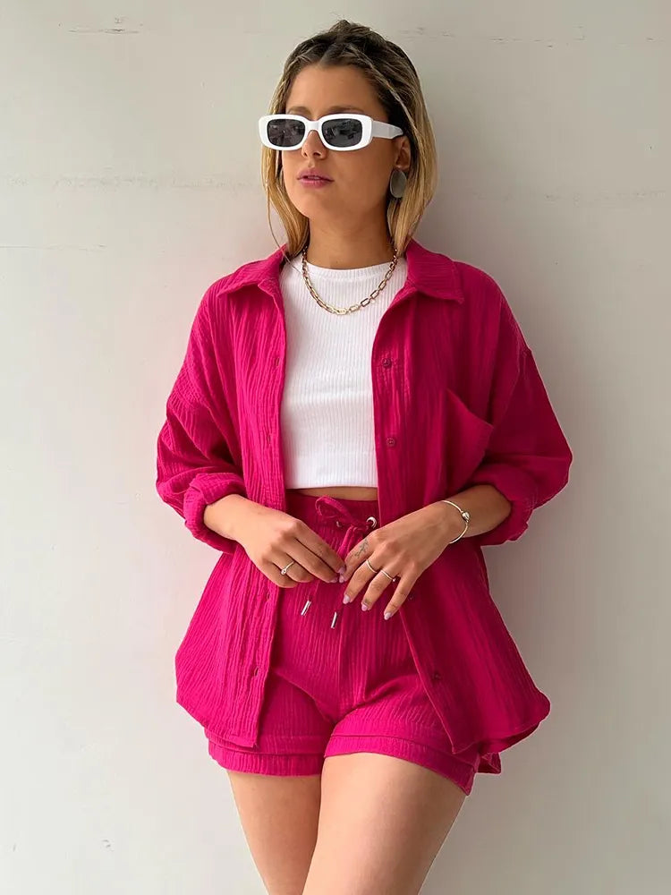 Dames Comfortabele Jurk en Broek Set 2-Delig