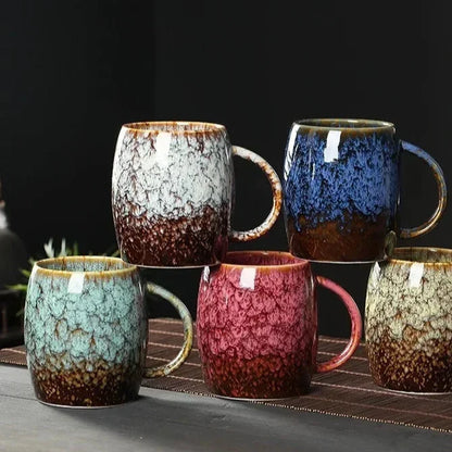Keramische Koffiemok met Artisanale Afwerking – Tijdloze Elegantie voor Dagelijks Gebruik