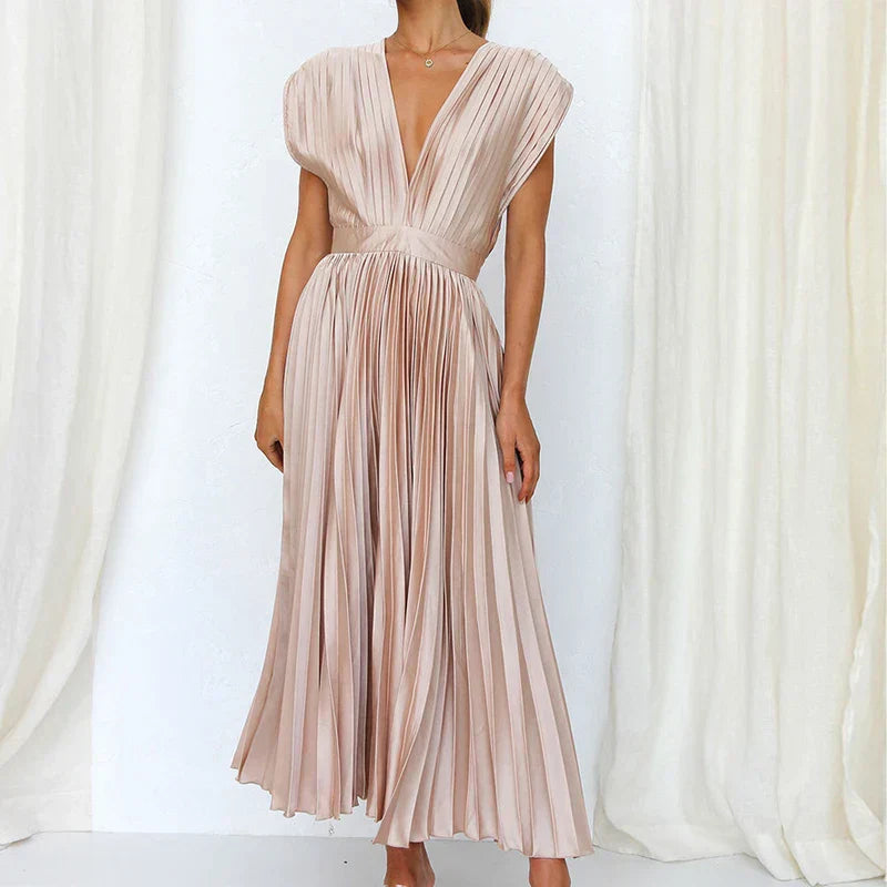 Mouwloze Dames Jurk Elegante Zomerjurk