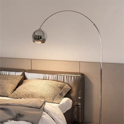 Boog Vloerlamp Metaal Verstelbaar E27 110cm Modern Woonkamer