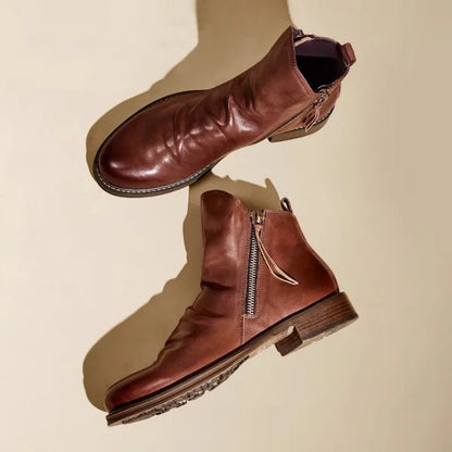 Zwarte Leer Chelsea Boots voor Heren