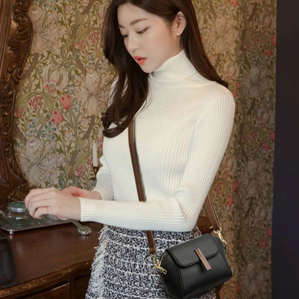 Luxe Crossbody Schoudertas voor Vrouw Klein en Stijlvol